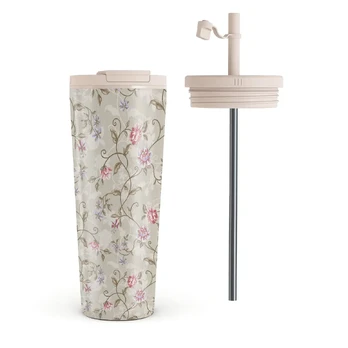 Sonnet - Travel Mug, 700 ml / Flap & Straw Set