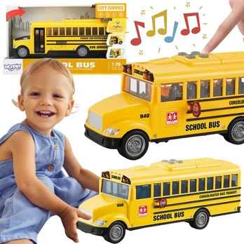 WOOPIE mokyklinis autobusas Interaktyvus elektrinis 1:20