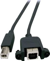 Efb Elektronik Kabelis USB EFB USB-B - USB-B 1 m Juodas (K5293SW.1V2)