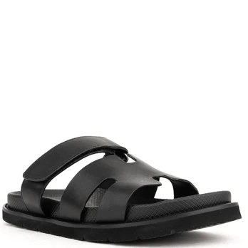 Šlepetės vyrams, Juoda, Slippers, SERGIO MORETTI