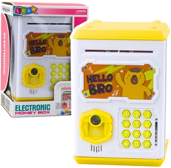 Elektroninis vaikiškas seifas, geltonas