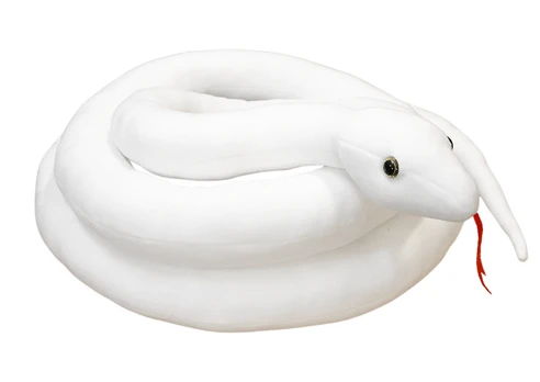 Pliušinis žaislas Gyvatė, balta, 300 cm
