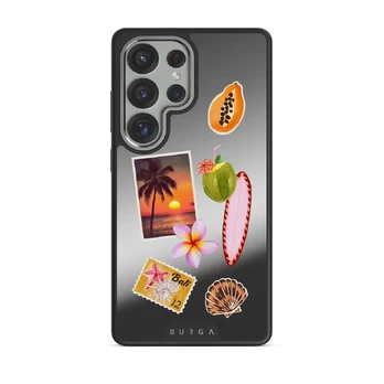 Sun Chaser - Samsung Galaxy S25 Ultra Case, Elite Mirror Dark (Magnetic) / Silver