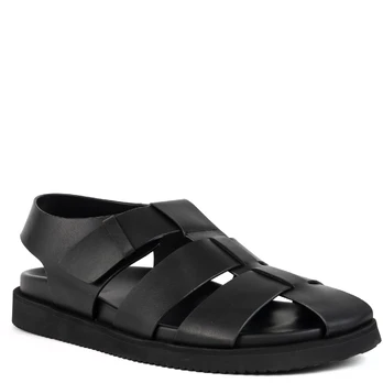 Basutės vyrams, Juoda, Sandals, LA CONTE
