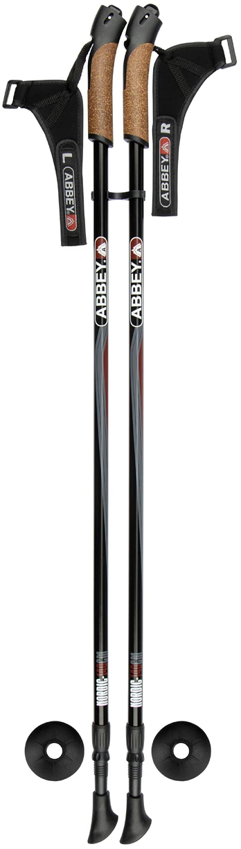 Šiaurietiško ėjimo lazda Abbey 21SR ZRG, 86 - 140 cm