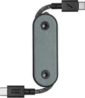 Kabelis USB Native Union Native Union kišeninis kabelis (USB-C – USB-C), šiferio žalias