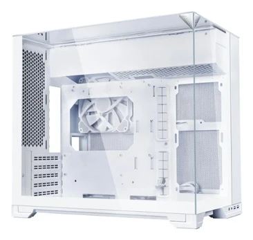 Lian Li O11 Vision-M PC Case, Micro-ATX, Tempered Glass – Baltas