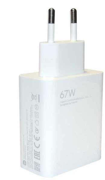 Originalus baltas 67W 1xUSB Xiaomi pakrovėjas "MDY-12-EH"