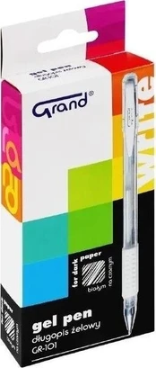 Baltas gelinis rašiklis Grand Gr-101, 0.5mm