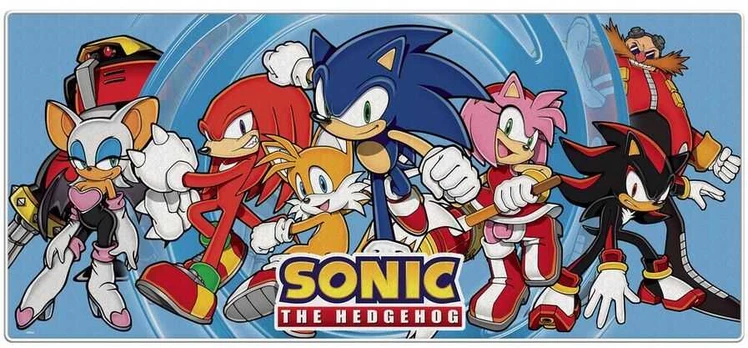 Pyramid Sonic the Hedgehog gaming desk mat