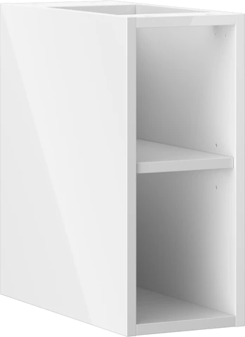 Mexen Box-A spintelė su lentyna, 20 cm, Baltas glossy