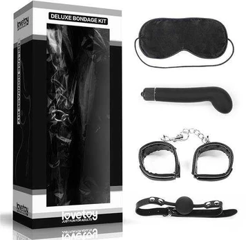 LOVETOY Bondage Kit Vibrating Juodas