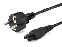 Equip IEC-Stromkabel Schuko -> C5 3m St/Bu juodas