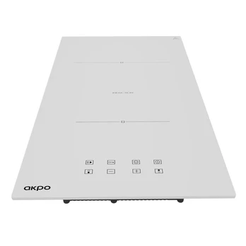 AKPO PIA 6802 Baltas induction cooktop - 2 fields