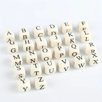 Mediniai karoliukai, H-52pcs