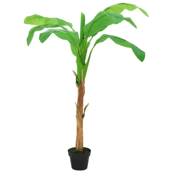 Dirbtinis bananmedis su vazonu, 165cm, žalias