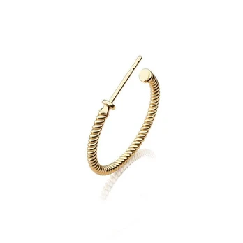 Paul Hewitt Rope Hoop Earring PH-ER-ROH-G PH-ER-ROH-G