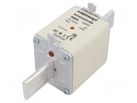 Fuse: fuse | 500A | 500VAC | 250VDC | gG | ceramic,industrial | NH2