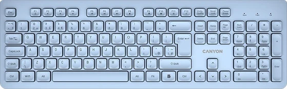 CANYON keyboard HKB-W01 UK/US AAA Wireless Blue