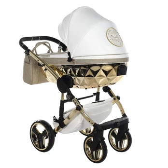 Vežimėlis JUNAMA HAND CRAFT WHITE GOLD 3 in1