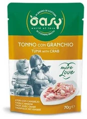 Oasy More Love Tuna with Crab pouch 70gr