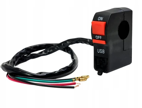Jungiklis su Usb įkrovikliu 5v Dc 2a