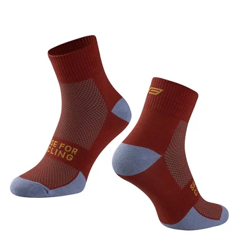 Kojinės FORCE Edge // dydis: L-XL (42-46) (raudona/mėlyna)