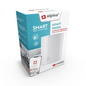ALPINA Smart oro temperatūros ir drėgmės jutiklis Zigbee