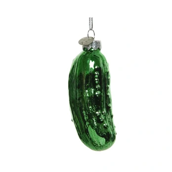 Eglutės žaisliukas Decoris Pickle, žalias, stiklas
