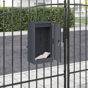 mailbox Antracitas 30 x 23 x 55 cm Plienas