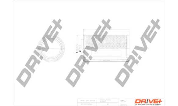 Oro filtras Dr!ve+ DP1110.10.0752