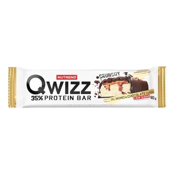 Nutrend Qwizz baltyminis batonėlis | 85 g | Migdolai - Šokoladas