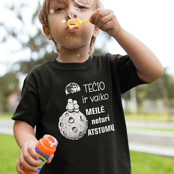 Vaikiški marškinėliai "Tėčio ir vaiko meilė"