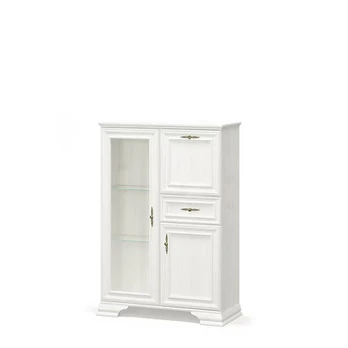 Komoda Mebelbos Irys 1d1w1s1b, 93,4x39x133 cm, balta
