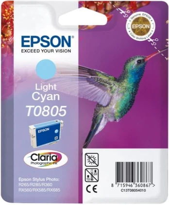 Spausdintuvo kasetė Epson T0805, žalia