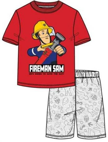 Vaikiška trumpa pižama „Fireman Sam“ 122/128 cm