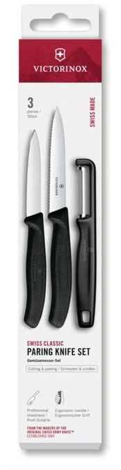 Victorinox Knife set with scraper juodas