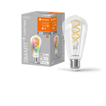 Ledvance 4,8W LED lemputė SMART WiFi, E27, RGBTW, ST64, 320°, dimeriuojama