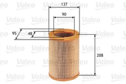 Oro filtras VALEO 585608 kaina