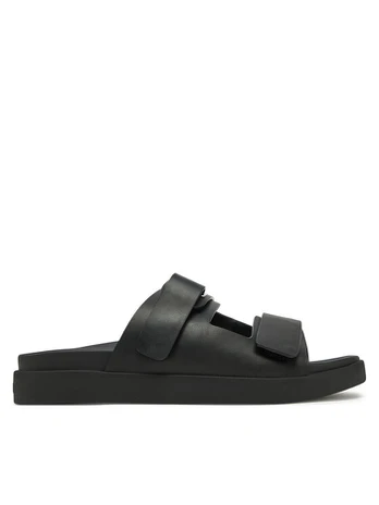 Basutės Calvin Klein Flat Adj Slide Eyelet HW0HW02489 Juoda