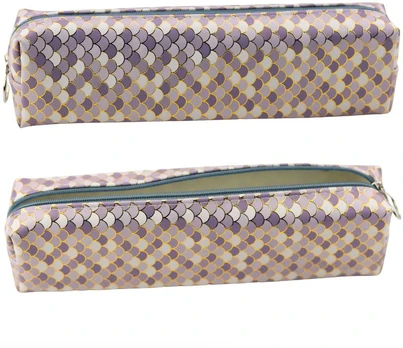 Lean School Pieštukas Case Scales Gray Shiny Gold Elements