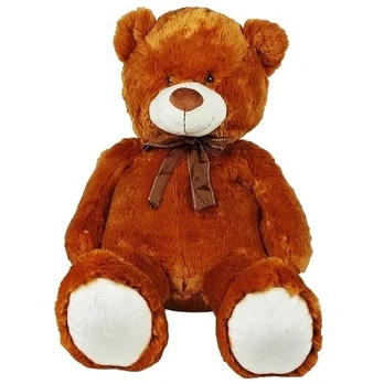 Madej Mascot Plush Teddy Bear with a bow 70 cm brown