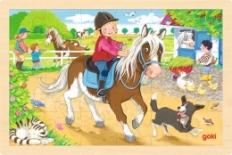 GOKI - Puzzle pony farm - (57412) kaina