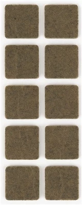 Baldų padukas Haushalt, ruda, 2 cm x 2 cm, 10 vnt.