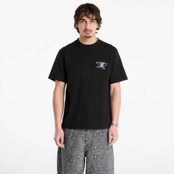 Daily Paper Shield Evolution Ss Tee Black - Dydis S (2610010 Marškinėliai)