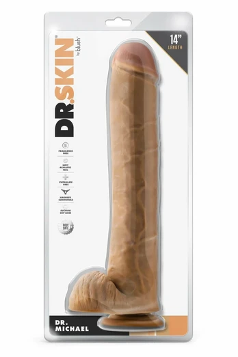 DR. SKIN Dr. Michael 14 Inch Anatomical Model with Suction Cup Tan