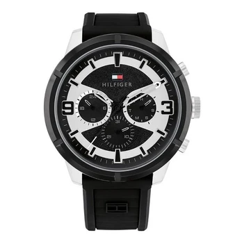 Tommy Hilfiger Vyrams Multi-dial laikrodis, Juodas