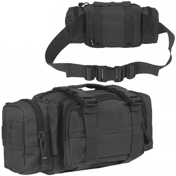 Krepšelių laikiklis Mil-Tec Molle Small, juoda
