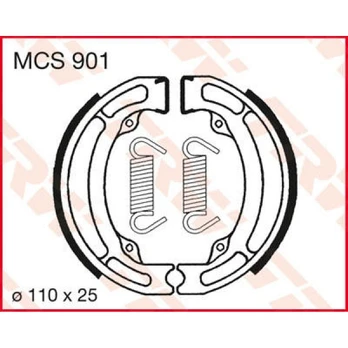Stabdžių kaladėlės MCS901
