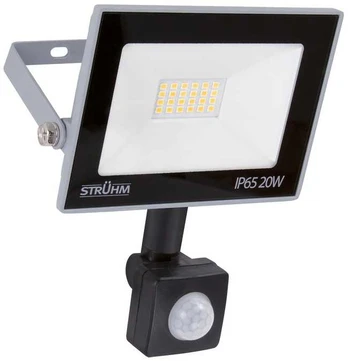 Ideus/Strühm Judesio jutiklis LED prožektorius chroma led s 20w pilkos spalvos nw